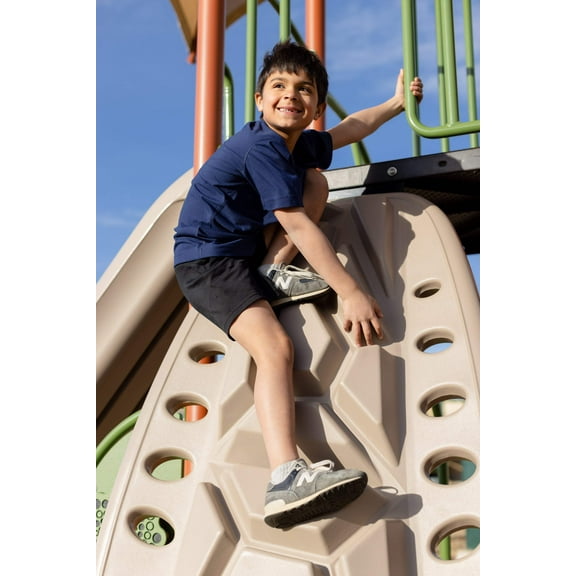 No Limbits Adaptive Boy's Navy Moisture Wicking Sensory Friendly T-Shirt