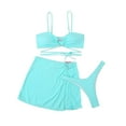 thumbnail image 4 of Cethrio Bikini Swimsuits for Women, 3 Piece Quick Dry Swimsuits Bathing Suits Sky Blue Size S, 4 of 8