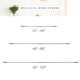 thumbnail image 2 of CHICOLOGY CURTAIN ROD TUBAL SATIN NICKEL 3/4-INCH 24 to 48 inches, 2 of 7