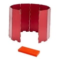 thumbnail image 1 of Parabrisas para estufa de camping, plegable, compacto, con bolsa de almacenamiento, portátil Rojo, 1 of 9
