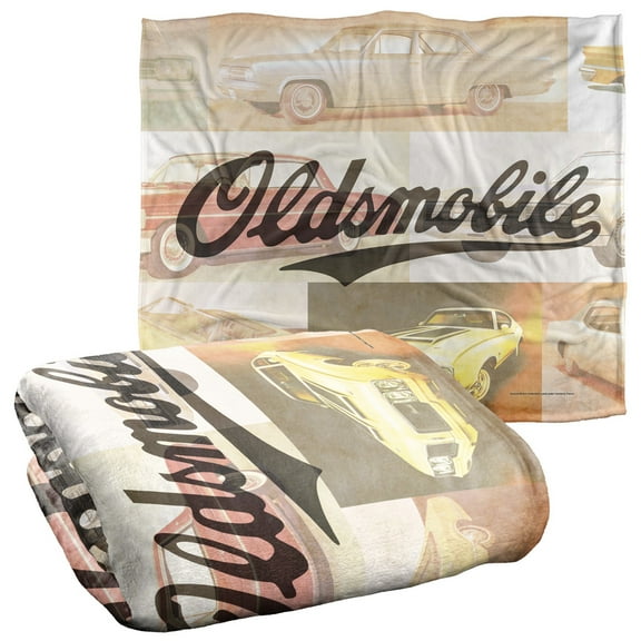 Oldsmobile Old Classics Officially Licensed Silky Touch Super Soft Throw Blanket 50' x 60'