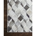 thumbnail image 5 of Loloi II Maddox Printed Cowhide Patchwork Grey / Mocha Area Rug, 5 of 5