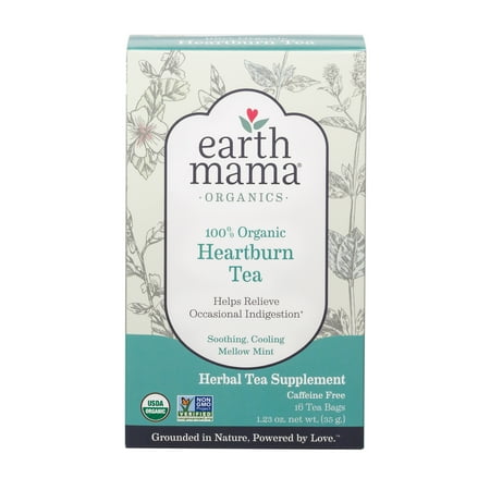 Organic Heartburn Tea for Occasional Pregnancy Heartburn, 16