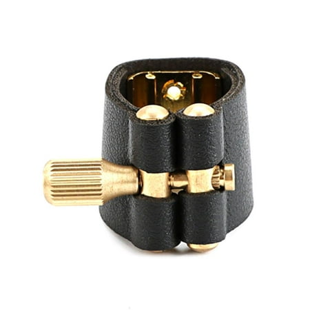 YongCo Alto Saxophone Ligature Fastener Compact Durable Artificial1eatherfor Alto Sax1eatherSaxophone Fastener Clip Alto Tenor Soprano Sax Ligatures Fastener Gift1eatherAlto Saxophone Ligature Fastener Saxophone Mouthpiece Accessories Parts
