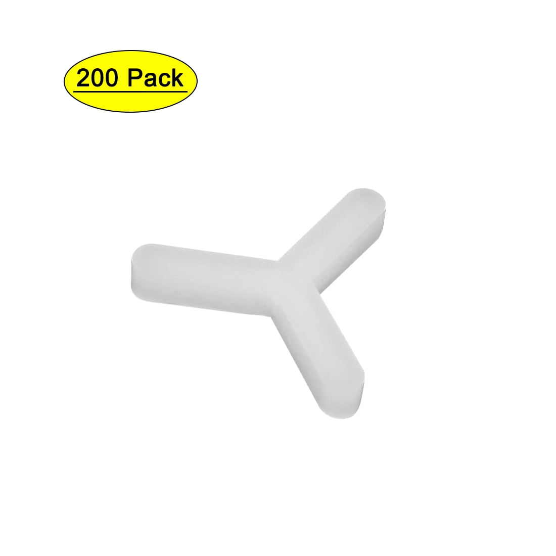 Wall Floor Ceramic Tile Plastic Y Type Spacers Tiling Tools 3mm White 200pcs