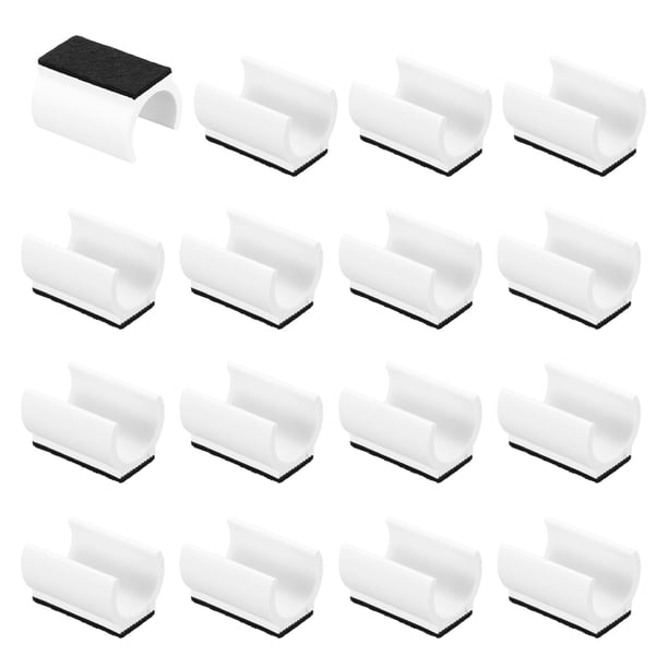 16pcs Tapas de patas de silla en U de 25mm, protectores de piso para patas de silla en forma de U, cubiertas para patas de silla con almohadillas de fieltro