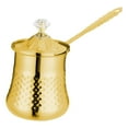 thumbnail image 2 of Tnarru Coffee Pot Restaurant W Anti Overflow Spout with Lid Camping Stainless Steel L L, 2 of 8