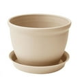 thumbnail image 2 of Bgsha 1PCS Garden Plastic Round Thickened Flowerpot 20*14*14cm Beige Gray Red White, 2 of 10