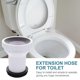 thumbnail image 4 of Toilet Extension Pipe Prevent Leakage Extension Pipe Straight Extension Pipe, 4 of 4