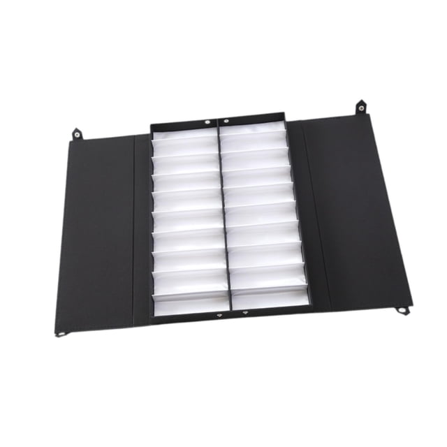 Organizador de anteojos de cajas de exhibición de gafas 20 Grid Grid Práctico Case de gafas de bandeja de exhibición universal para la tienda de mesa