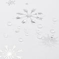 thumbnail image 2 of Christmas Tablecloth 60×120 Inch, Silver Snowflake Christmas Table Cloth for Winter, Christmas Tablecloths, Waterproof Spill-Proof Table Cover for Table, Kitchen, Dining, Holiday, White, 2 of 5