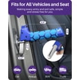 thumbnail image 6 of KEKOY 3 Pack Car Door Handle for Elderly, 4 in 1 Multifunctional Car Handle Assist with Car Window Breaker, Seat Belt Cutter and Automotive Standing Aid, Mobility Aids for Seniors, Blue, 6 of 7
