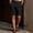 Black, variant on Men's Shorts Elastic Waist Big and Tall Solid Color Summer Business Casual Five Trousers Straight Leg Shorts