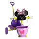 thumbnail image 3 of Triciclo Minnie Mouse Con Barra De Empuje Sonido Y Luz Lila, 3 of 5