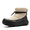 KHAKI, variant on NORTIV 8 Men's Wide Snow Boots, Insulated Waterproof Slip-On Winter Boots, Lightweight Non-Slip Cushioned Boots for Hiking & Outdoor Wear