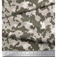 thumbnail image 3 of Soimoi Velvet Fabric Two Tone With Grey Camouflage Fabric Prints By Yard 58 Inch Wide, 3 of 3