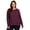 Burgundy, variant on Active Women's Lightweight French Terry Pullover Yoga Tunic