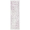 thumbnail image 2 of SAFAVIEH Adirondack Wyatt Traditional Distressed Runner Rug, Ivory/Lavender, 2'6" x 8' - Transitional Modern Design, Ivory & Lavander, Ideal for Living Room, Bedroom, Dining Space, Entryway, Hallway,, 2 of 11