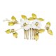 thumbnail image 5 of Peine nupcial Salvador de Hojas de Oro para boda, 5 of 10