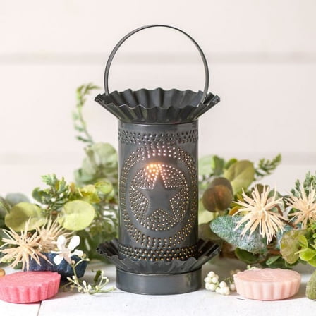 Mini Wax Warmer with Regular Star in Country Tin
