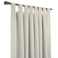 thumbnail image 2 of Commonwealth Ventura Tab Top Dressing Window Curtain Panel Pair - 52x63", Natural, 2 of 7