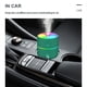 thumbnail image 2 of Moyic Humidificador de luz colorida para coche, alimentado por USB, 220ml, a prueba de fugas, generador de niebla, rociador, Aroma, oficina, Humidificadores Verde Moyic HA009751-04B, 2 of 6