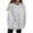 501_gris Clair, variante sur Chandail à Col Rond à Manches Longues Décontracté pour Femme, Doux, Confortable, Coupe Ample, Haut à Enfiler pour Tous les Jours, Noir