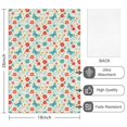 thumbnail image 2 of 4 Pcs Pioneer Flower Floral Print Pattern Funny Kitchen Towels, Microfiber Dish Towels, Kitchen Tea Towels Set 18" X 26", 2 of 6