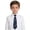 blue, variant on qolati Boys Ties Neckties Solid Color Kids Necktie Adjustable Woven Formal Kids Tie Wedding School Graduation Black
