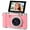 Pink, variant on Ourlife 4K Digital Camera,Autofocus 48MP 1080P HD Video Selfie Camera with 180° Flip Screen,Kids Digital Camera 8X Zoom Anti Shake Compact Cameras for Photography,32GB Card