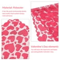 thumbnail image 2 of Shisuyan Nappe de la Saint-Valentin Rouge Polyester 1Ensemble Décorer Table Couples, 2 of 8