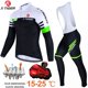 thumbnail image 3 of Conjunto de maillot de ciclismo X-Tiger con tirantes acolchados de gel 5D y secado rápido para hombre, ropa de ciclismo de manga larga con protección solar, 3 of 5