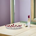 thumbnail image 1 of unbranded Floral Rojo Con Rhinestones Para Novia Accesorios De De, 1 of 8