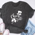 thumbnail image 5 of EcoLoom Cheers Yall Saint Patricks Day Party Irish Short Sleeve Unisex T Shirt Heather Black-L, 5 of 6