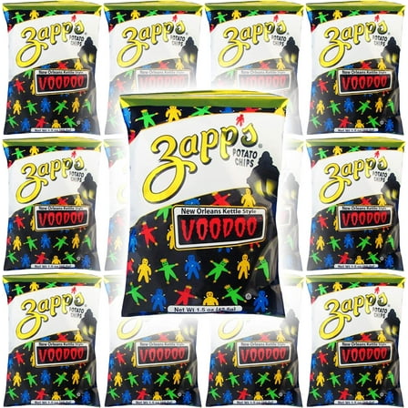 Zapp's Potato Chips, VooDoo New Orleans Kettle Style, 1.5oz (8-Pack)