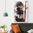 thumbnail image 4 of Japan Action Comedy Anime Series Kill La Kill Role Ryuuko Matoi Poster Artworks Canvas Poster Room Aesthetic Wall Art Prints Home Modern Decor Gifts 24x36inch(60x90cm), 4 of 6
