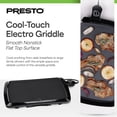 thumbnail image 2 of Presto Cool-Touch Electric Griddle, 10.5" x 16" Ceramic Nonstick Flat Top Grill, 2 of 13