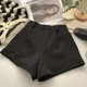 thumbnail image 5 of MEXZT Pantalones cortos elegantes de traje para mujer, moda coreana, pantalones cortos negros de pierna ancha, pantalones cortos blancos de cintura alta que combinan con todo para oficina de verano pa, 5 of 5