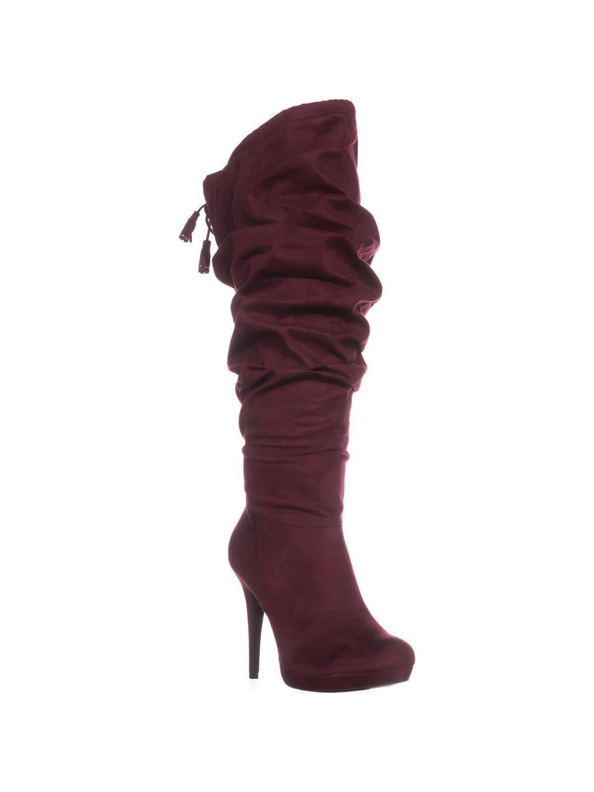 burgundy wide width heels