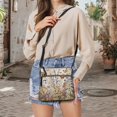 thumbnail image 5 of HELLHERO Butterfly and Flowers Shoulder Bag, Inner Pocket Satchel Bag Exquisite UV Craft Fashion Women's Shoulder Bag for Travel Daily, 5 of 7