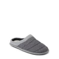 thumbnail image 2 of Dearfoams Cozy Comfort Men's Striped Scuff w/Memory Foam Slippers, 2 of 7