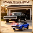 thumbnail image 3 of 24V Dodge Charger 1970 2 Seater Ride On Car, Battery Powered Ride On Toys w/4-Wheel Suspension, Parent Remote Control, Engine Spray, LED Lights, Bluetooth, MP3, 24V Ride On for Ages 3+, 3 of 9