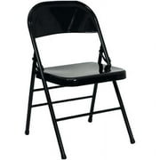 Efavormart Black Linen Polyester Folding Chair Cover Dinning Chair Slipcover For Wedding Party Event Banquet Catering
