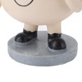 thumbnail image 4 of Flower Pot Cute Smile Standing Succulent Flowerpot Fadeless Resin Plant Pot for Garden Courtyard Cafe Bar Type 1, 4 of 5