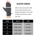 thumbnail image 3 of 1 Pair Arthritis Gloves,Compression for Arthritis Pain Relief Rheumatoid Osteoarthritis and Carpal Tunnel, Premium Compression & Fingerless Gloves for Typing and Daily Work(M), 3 of 7