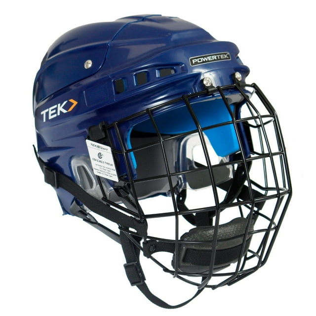 Powertek V3.0 Senior Hockey Helmet with Cage – SR-M/Navy