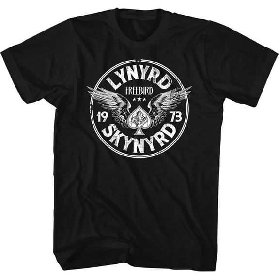 Men's Lynyrd Skynyrd Freebird '73 Wings Slim Fit T-shirt Medium Black