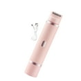 thumbnail image 3 of Afeitadora eléctrica para mujer, depiladora facial de doble cabezal, ergonómica y desmontable. Rosa, 3 of 9