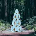 thumbnail image 5 of Honeii German Shepherd Dog Print Poncho Cape, Cloak Coat, Snuggly Hooded Wearable Blanket, Hooded Cape For Teenagers,Halloween Costumes-Large, 5 of 7