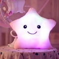 thumbnail image 4 of Cojín de almohada con forma de estrella LED que brilla intensamente con luz LED nocturna, almohada de felpa con forma de estrella, juguetes de peluche Namotu LKX-0288-3, 4 of 7